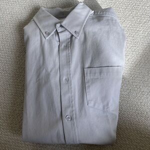 Five Four Los Angeles Gray Canvas Long Sleeve Men’s Small Shirt